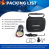 B24 Lampe de Plongée 9000 Lumens - Lampe Torche et Vidéo sous-Marine, Étanche 80m, pour Plongée, Sports Nautiques, Photographie 