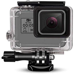 Fitstill Boîtier étanche 60 m/196 Pieds Version à Boucle Unique Convient pour Go Pro Hero 7/6/5/(2018) Noir, boîtier étanche à l