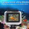Boîtier étanche 60 m pour GoPro Hero 9/10/11/12/13, résistant à l'eau, clip de montage rapide et inserts anti-buée