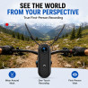 Mini Camera Sport 1080P Winnes Camera Sport Caméra Portable POV 120° Wide-Angle Étanche Caméra de Sport Audio et Vidéo Enregistr