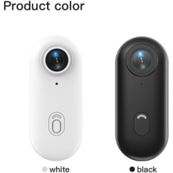 Mini Camera Sport 4K Camera Sport Portable POV 120° Wide-Angle Caméra Sport avec Clip Arrière 360° Format Audio et Vidéo Enregis
