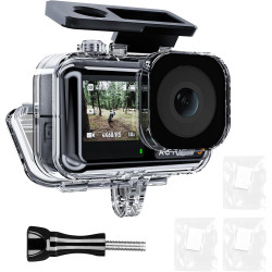 TELESIN Housse étanche pour caméra DJI Osmo Action 5 Pro Action 4/3 Boîtier sous-Marin, boîtier, Cage supporte la plongée à 45 m