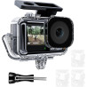 TELESIN Housse étanche pour caméra DJI Osmo Action 5 Pro Action 4/3 Boîtier sous-Marin, boîtier, Cage supporte la plongée à 45 m