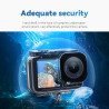 TELESIN Housse étanche pour caméra DJI Osmo Action 5 Pro Action 4/3 Boîtier sous-Marin, boîtier, Cage supporte la plongée à 45 m
