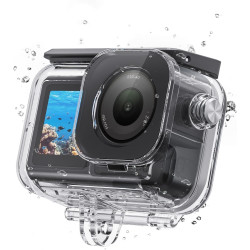 TELESIN Étui Étanche Anti-Buée pour DJI Osmo Action 6, Coque sous-Marine 60M/196FT pour Plongée Scaphandrier Snorkeling, Support
