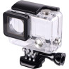 GERUI Boîtier de protection étanche avec objectif pour caméra d'action Hero 3 + Hero 4 avec vis de montage et protection de base