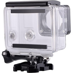 GERUI Boîtier de protection étanche avec objectif pour caméra d'action Hero 3 + Hero 4 avec vis de montage et protection de base