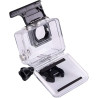GERUI Boîtier de protection étanche avec objectif pour caméra d'action Hero 3 + Hero 4 avec vis de montage et protection de base