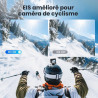 Caméra Sport à Écran Tactile 4K60FPS, Caméra sous-Marine 40M avec Carte SD 64G, Caméra d'action HD WiFi 48MP avec EIS, Zoom 8X, 