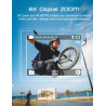 Apexcam M80 Caméra Sport 4K Stabilisateur 60FPS Action cam avec Carte 64GB Photo 48MP Camera Étanche 40M avec EIS 8X Zoom 170° G