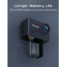 Apexcam M80 Caméra Sport 4K Stabilisateur 60FPS Action cam avec Carte 64GB Photo 48MP Camera Étanche 40M avec EIS 8X Zoom 170° G