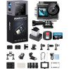 AKASO Brave 4 Pro Camera Sport 4K 40M avec Carte Mémoire microSDXC 128 Go, 20MP WiFi Action Caméra sous-Marine EIS Stabilisateur