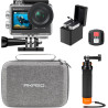 AKASO Brave 4 Pro Caméra Sport Kit de Poignée Flottante - Action Cam 4K30FPS 20MP 40M Caméra sous-Marine Ultra HD Écran Tactile 