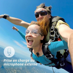 AKASO Brave 4 Pro Caméra Sport Kit de Poignée Flottante - Action Cam 4K30FPS 20MP 40M Caméra sous-Marine Ultra HD Écran Tactile 