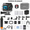 AKASO Brave 4 Pro Caméra Sport Kit de Poignée Flottante - Action Cam 4K30FPS 20MP 40M Caméra sous-Marine Ultra HD Écran Tactile 