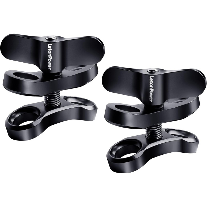 Support de Bride à Bille en Aluminium pour la Plongée sous-Marine, Système de Plateau à Bras Légers, Support d'Adaptateur à Clip