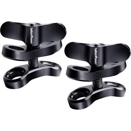 Support de Bride à Bille en Aluminium pour la Plongée sous-Marine, Système de Plateau à Bras Légers, Support d'Adaptateur à Clip