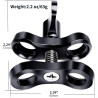 Support de Bride à Bille en Aluminium pour la Plongée sous-Marine, Système de Plateau à Bras Légers, Support d'Adaptateur à Clip