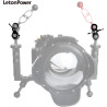 Support de Bride à Bille en Aluminium pour la Plongée sous-Marine, Système de Plateau à Bras Légers, Support d'Adaptateur à Clip