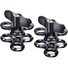 1 "Aluminium Triple Trous Joint Pince pour la plongée sous-Marine système de Plateau de Bras léger, Clip 360° pour caméra d’Acti