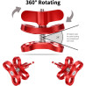 Support de Bride à Bille en Aluminium pour Plongée sous-Marine avec Système de Plateau à Bras Légers, Adaptateur à Clip 360° (2P