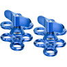 1 "Aluminium Triple Trous Joint Pince pour la plongée sous-Marine système de Plateau de Bras léger, Clip 360° pour caméra d’Acti