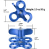 1 "Aluminium Triple Trous Joint Pince pour la plongée sous-Marine système de Plateau de Bras léger, Clip 360° pour caméra d’Acti