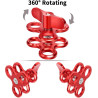 1 "Aluminium Triple Trous Joint Pince pour la plongée sous-Marine système de Plateau de Bras léger, Clip 360° pour caméra d’Acti