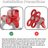 1 "Aluminium Triple Trous Joint Pince pour la plongée sous-Marine système de Plateau de Bras léger, Clip 360° pour caméra d’Acti