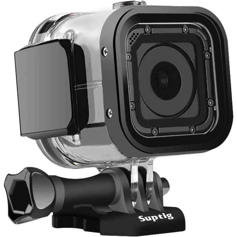 Suptig Boîtier étanche de, adapté à la GoPro Hero4 Session, Hero Session caméra de Sport en Plein air 5 Session, Etanche à 60 mè