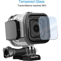 Suptig Boîtier étanche de, adapté à la GoPro Hero4 Session, Hero Session caméra de Sport en Plein air 5 Session, Etanche à 60 mè