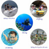 Suptig Boîtier étanche de, adapté à la GoPro Hero4 Session, Hero Session caméra de Sport en Plein air 5 Session, Etanche à 60 mè