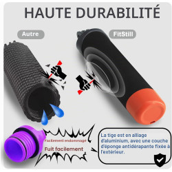 Kit de plongée FitStill 60M/196FT pour DJI Osmo Action 5 Pro/4/3, boîtier étanche + poignée flottante pour la prise de vue sous-
