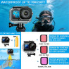 Accessoires pour DJI Osmo Action 6, boîtier étanche Saprdii, poignée flottante, film de protection d'écran, bâton selfie, suppor