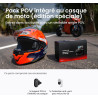 Insta360 GO 3S Pack POV intégré au Casque de Moto (édition spéciale) - Petite caméra vlog 4K, Mains Libres, caméra POV, 140 Min 