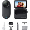Insta360 GO 3S Pack Voyage (128GB) - Petite caméra de vlog 4K, POV Mains Libres, Montage Partout, stabilisation, 140 Min d'auton