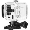 FitStill Boîtier de plongée 60 m pour GoPro Hero 5 Session Coque de Protection étanche avec Support Accessoires pour Go Pro Hero