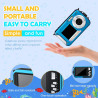 Appareil Photo Etanche Numérique,Full HD 2.7K 24MP Caméra sous-Marine Zoom Digital 16x Camera Etanche avec Double écran Caméra p