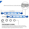 Bras d'extension en Alliage d'aluminium à Double Bille de 11", connecteur de tête à Bille de 1", Bras sous-Marin pour Stroboscop