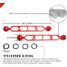 Bras d'extension en Alliage d'aluminium à Double Bille de 9", connecteur de tête à Bille de 1", Bras sous-Marin pour Stroboscope