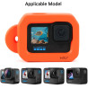 HSU Boîtier Flottant pour GoPro Hero 12/11/10/9 Noir, Accessoire Flotteur pour Les Sports Nautiques, Le Surf, la Natation et la 