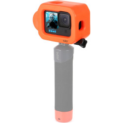 HSU Boîtier Flottant pour GoPro Hero 12/11/10/9 Noir, Accessoire Flotteur pour Les Sports Nautiques, Le Surf, la Natation et la 