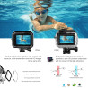 FitStill Kit de plongée complet pour DJI OSMO Action 6, étui étanche de 60 m, 3 filtres et poignée flottante pour plongée avec t