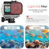 FitStill Kit de plongée complet pour DJI OSMO Action 6, étui étanche de 60 m, 3 filtres et poignée flottante pour plongée avec t