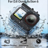 Boîtier Etanche pour DJI Osmo Action 6, Boîtier Plongée Etanche de 60 M, Boîtier de Plongée sous-Marine pour Caméra d'action ave