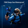 Boîtier Etanche pour DJI Osmo Action 6, Boîtier Plongée Etanche de 60 M, Boîtier de Plongée sous-Marine pour Caméra d'action ave