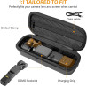 Étui de Transport pour DJI Osmo Pocket 4, Sac de Rangement pour DJI Osmo Pocket 4 Accessoires, avec Mousqueton, pour Vlogging, V