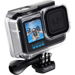 Suptig Boîtier étanche Boîtier de Protection Boîtier de plongée sous-Marine pour GoPro Hero 13 Hero 12,11,10,9 Étanche 60 m
