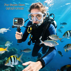 Suptig Boîtier étanche Boîtier de Protection Boîtier de plongée sous-Marine pour GoPro Hero 13 Hero 12,11,10,9 Étanche 60 m