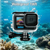 Suptig Boîtier étanche Boîtier de Protection Boîtier de plongée sous-Marine pour GoPro Hero 13 Hero 12,11,10,9 Étanche 60 m